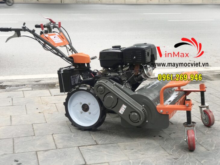 Máy cắt cỏ trục băm 10hp đề nổ Kawasaki VMTB100D đường cắt 60cm