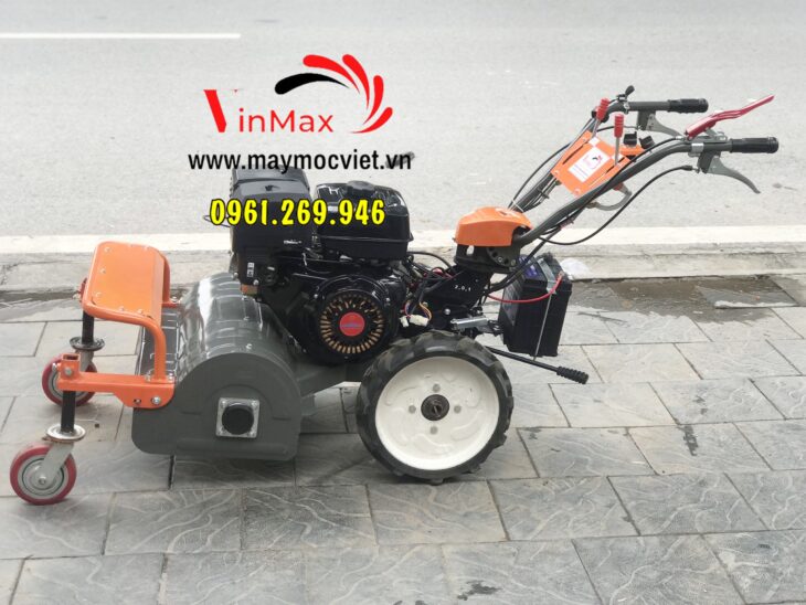 Máy cắt cỏ trục băm 10hp đề nổ Kawasaki VMTB100D đường cắt 60cm
