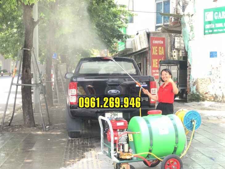 Máy phun thuốc nông nghiệp thùng 160L động cơ 5.5HP
