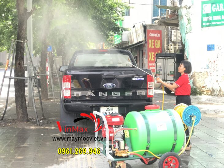 Máy phun thuốc nông nghiệp thùng 160L động cơ 5.5HP