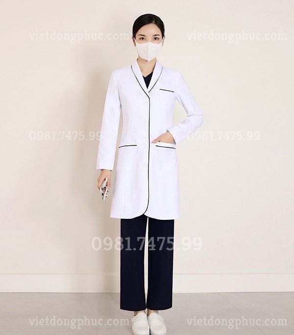 Kiểu áo bác sĩ nữ chất lượng, giá rẻ tại Hà Nội