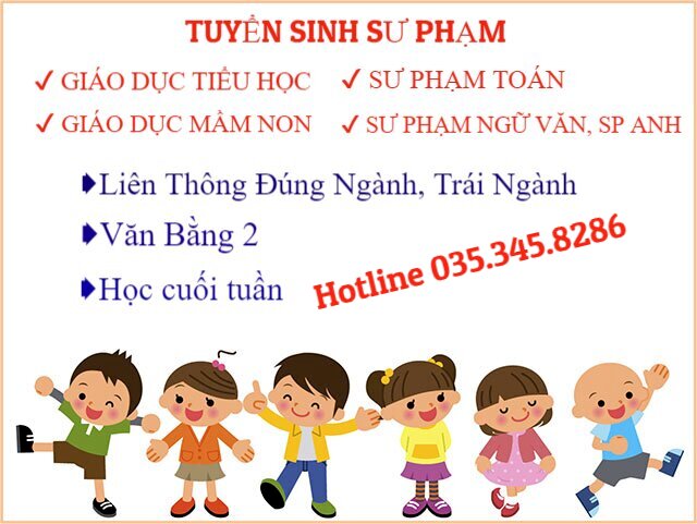 XÉT Nhanh 2023- Văn bằng 2 Sư PHẠm TIỂu hỌC, mầm non- chuyển đổi ngành