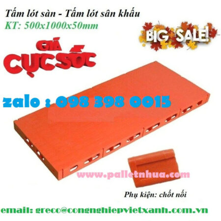 Pallet nhựa sân khấu dùng để làm gì?