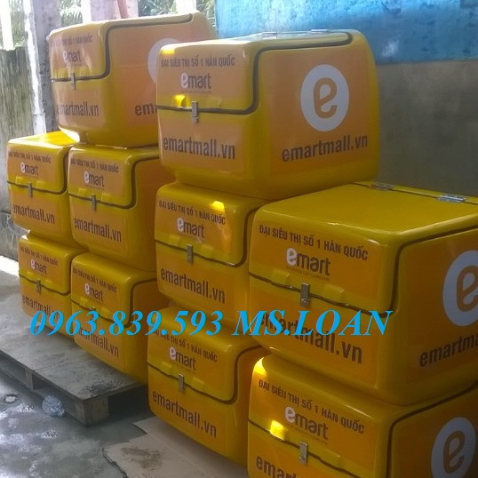 Thùng chở hàng sau xe máy, thùng giao hàng mỹ phẩm, đồ uống / 0963.839.593 Ms.Loan