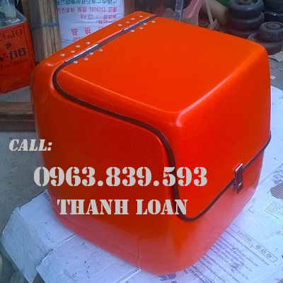Thùng chở hàng sau xe máy, thùng giao hàng mỹ phẩm, đồ uống / 0963.839.593 Ms.Loan