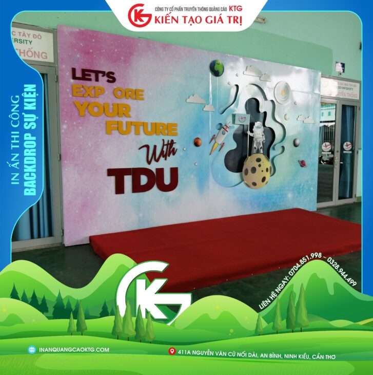 thi công backdrop tại cần thơ chuyên nghiệp nhanh chóng