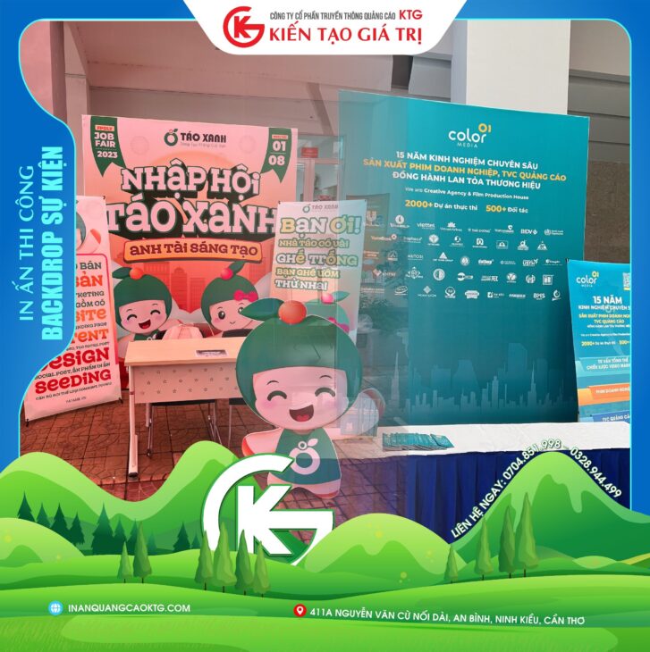 thi công backdrop tại cần thơ chuyên nghiệp nhanh chóng