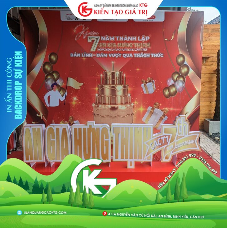 thi công backdrop tại cần thơ chuyên nghiệp nhanh chóng