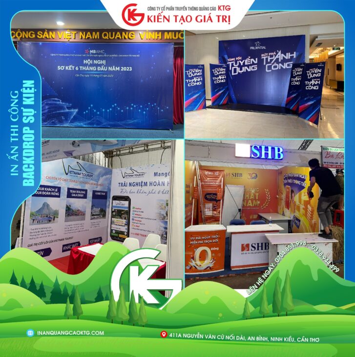 thi công backdrop tại cần thơ chuyên nghiệp nhanh chóng