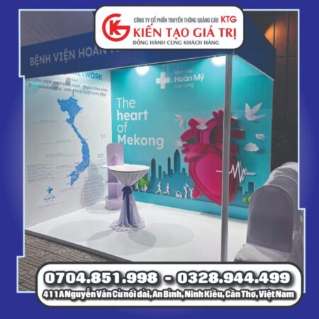 thi công booth sự kiện tại cần thơ