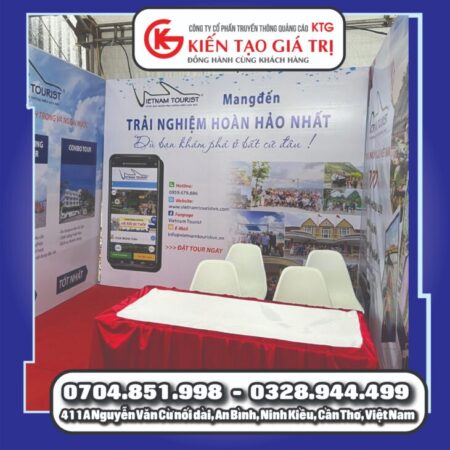 đơn vị thi công booth sự kiện tại cần thơ