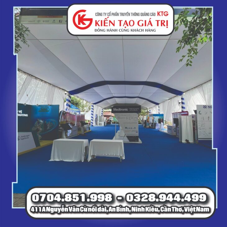 đơn vị thi công booth sự kiện tại cần thơ