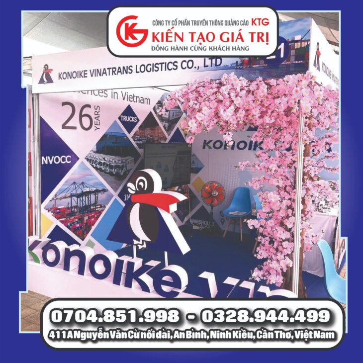 đơn vị thi công booth sự kiện tại cần thơ