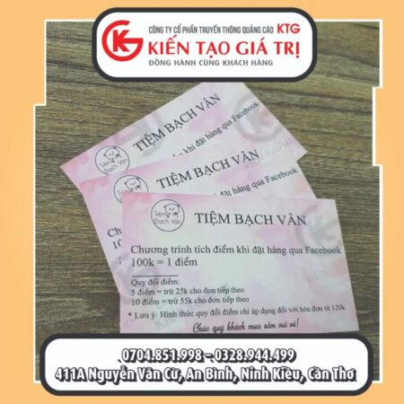 thiết kế in ấn danh thiếp tem nhãn tại Cần Thơ