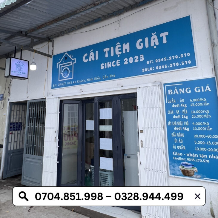 thi công backdrop bảng hiệu bandroll tại cần thơ