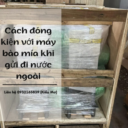 Gửi máy bào vỏ mía đi Mỹ giá rẻ