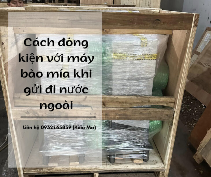 Gửi máy bào vỏ mía đi Mỹ giá rẻ