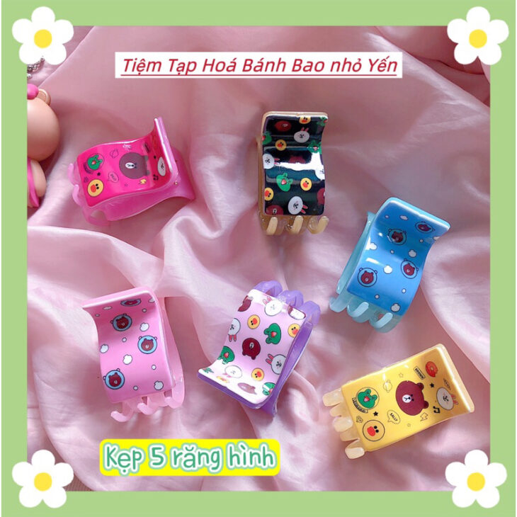 Kẹp tóc 5r hình có sẵn cần thơ