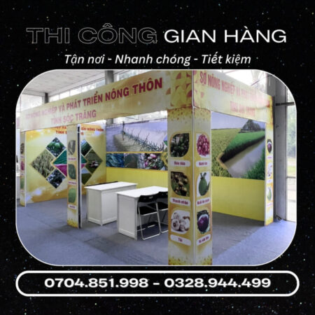 Thi công Backdrop Booth sự kiện tại Cần Thơ