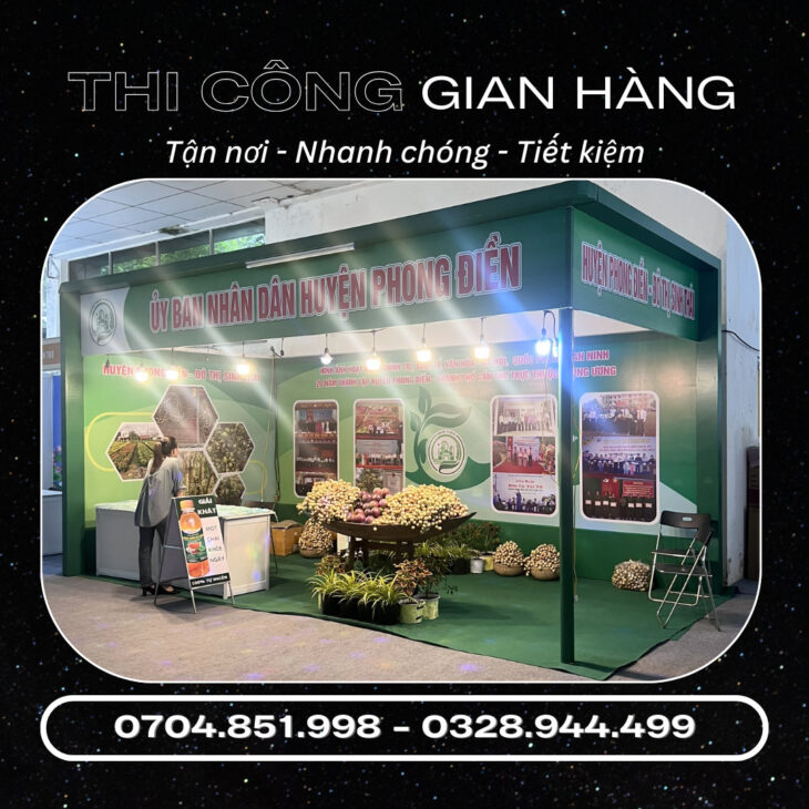 thi công backdrop giá tốt tại cần thơ