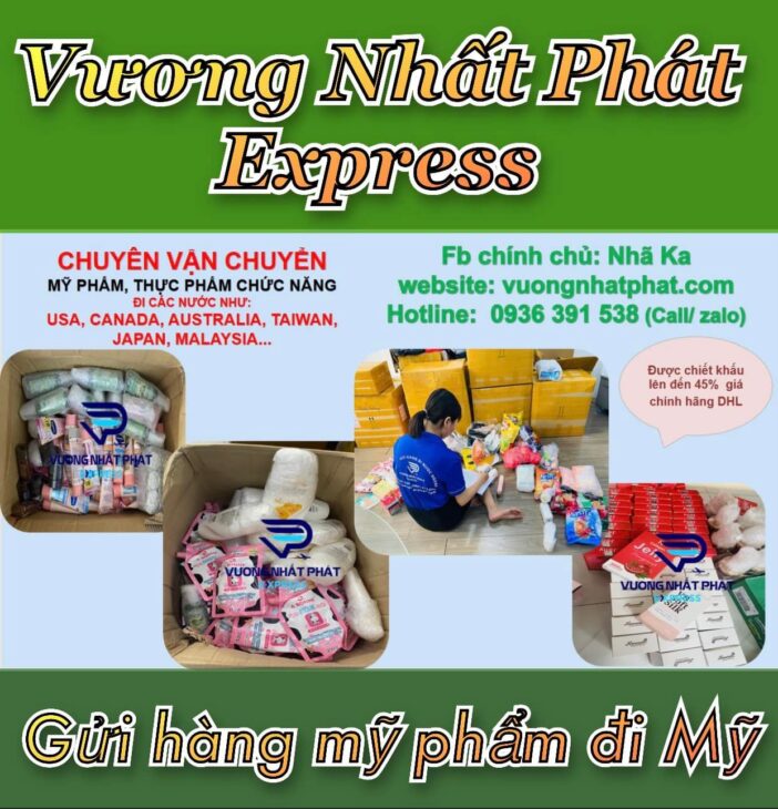 Gửi Mỹ Phẩm Đi Mỹ, Úc, Canada – Gửi Mỹ Kem thoa da đi Mỹ