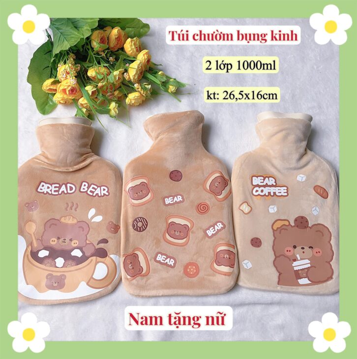 Túi chườm đánh bay cơn đau bụng kinh nam tặng nữ có sẵn cần thơ