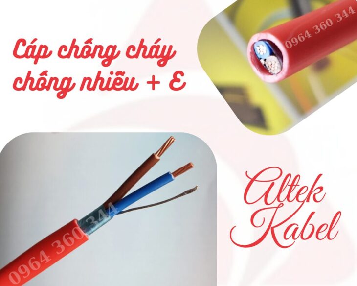 Cáp chống cháy chống nhiễu 1PR x 1,0mm2 Altek Kabel chính hãng