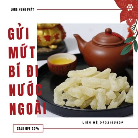 Gửi mứt bí đi Canada tại cần thơ
