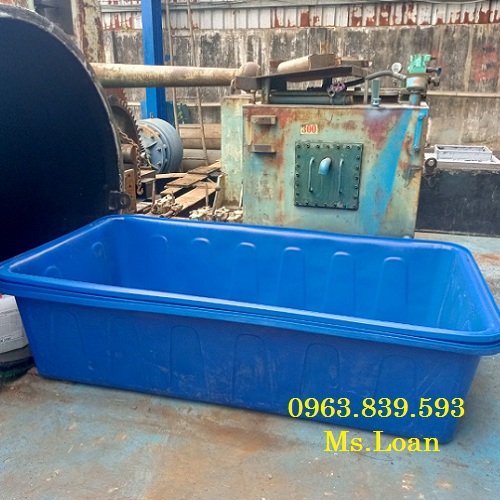 Cung cấp thùng nhựa chữ nhật 1000L dùng nuôi cá koi, nuôi lươn, nuôi ếch / 0963 839 593 Ms.Loan