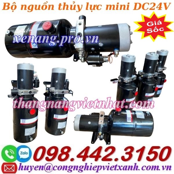 Bộ nguồn thủy lực mini – bơm thủy lực mini 24V