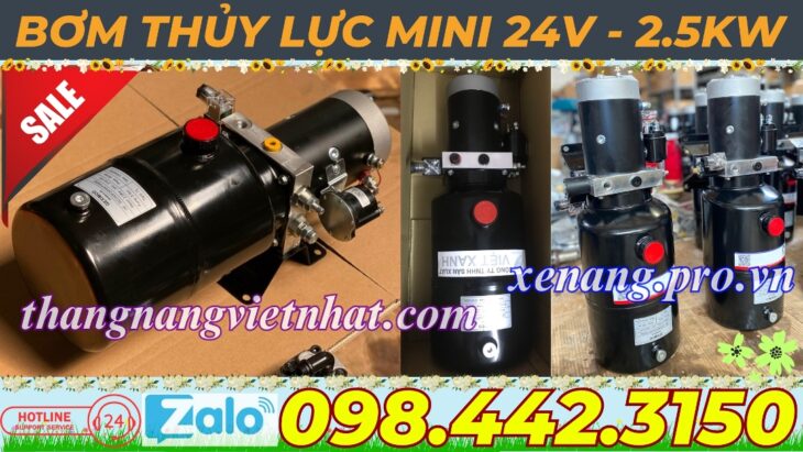 Bộ nguồn thủy lực mini – bơm thủy lực mini 24V