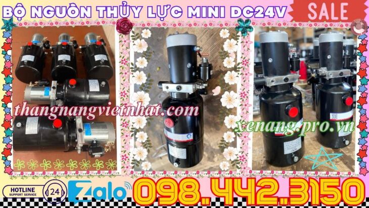 Bộ nguồn thủy lực mini – bơm thủy lực mini 24V