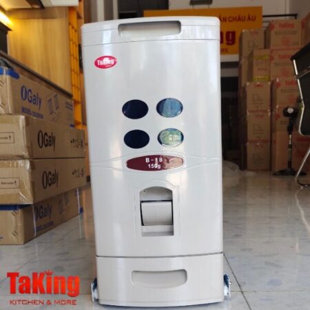 Thùng đựng gạo âm tủ, chất liệu nhựa ABS không độc hại TaKing