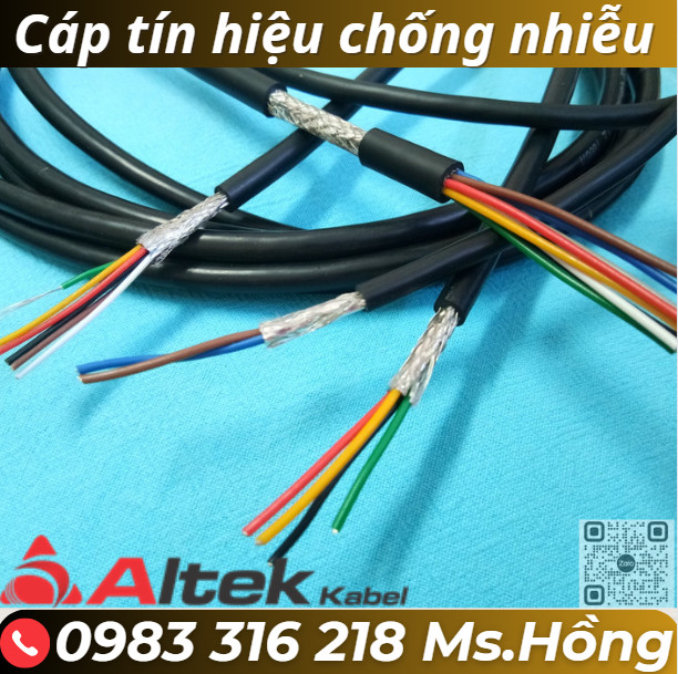 Cáp tín hiệu 6c x 0.22 chống nhiễu AltekKabel