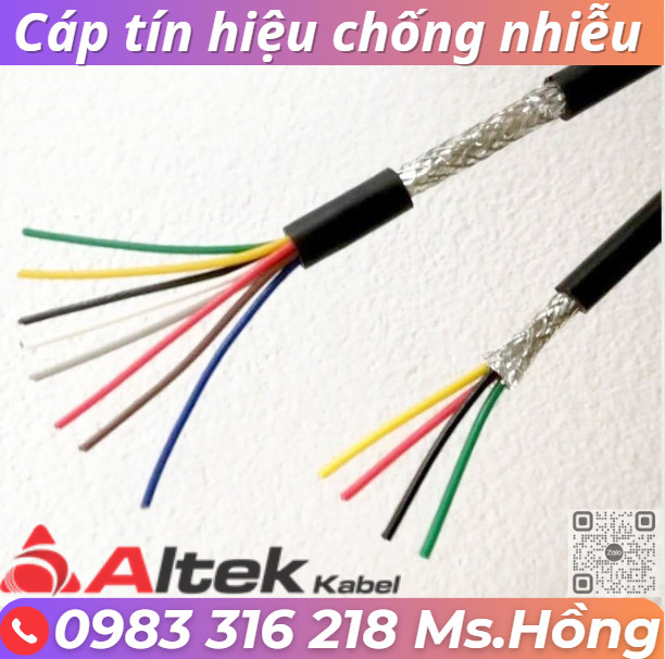 Cáp tín hiệu 6c x 0.22 chống nhiễu AltekKabel