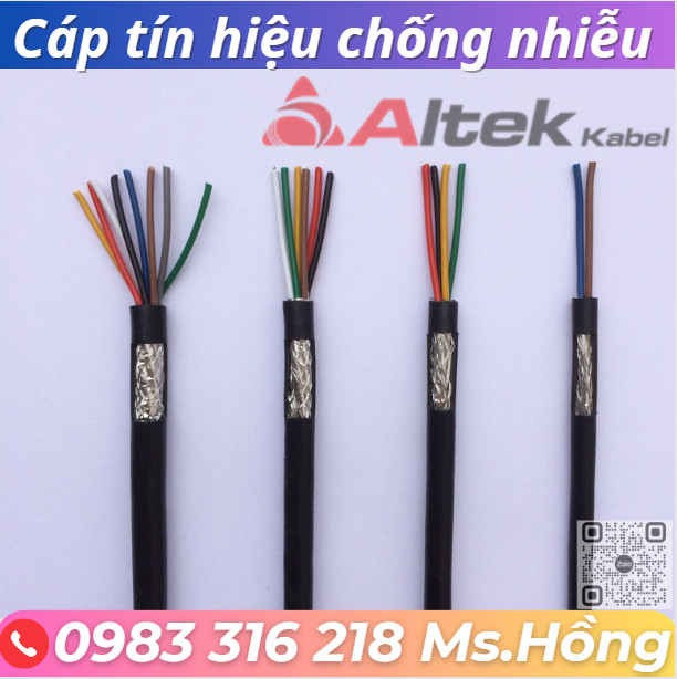 Cáp tín hiệu 6c x 0.22 chống nhiễu AltekKabel