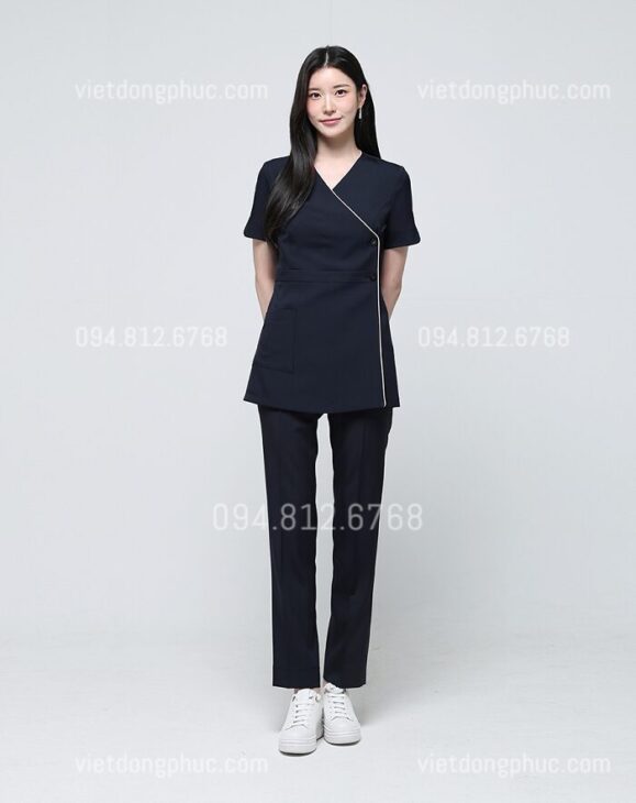Mẫu đồng phục nhân viên thẩm mỹ viện thời trang, giá rẻ được yêu thích nhất
