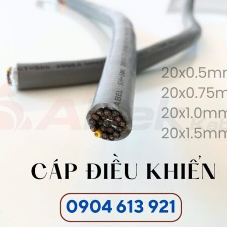 Cáp điện 20 lõi, cáp điều khiển 20×0.5mm/20×0.75mm/20×1.0mm/20×1.5mm Altek Kabel