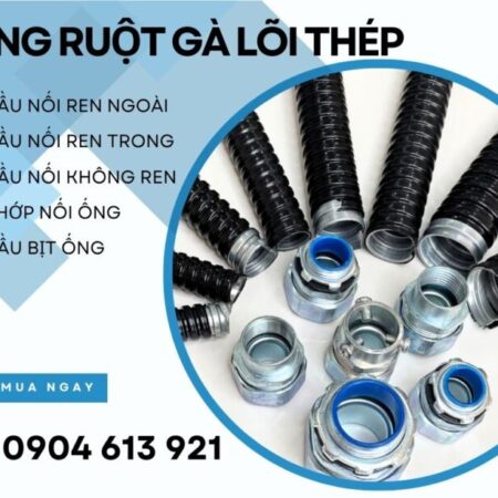 Ống ruột gà lõi thép/ ống kẽm đàn hồi phi 3/4 inch