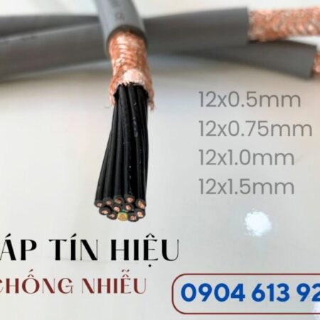 Cáp tín hiệu 12 lõi 0.5/0.75/1.0/1.5mm chống nhiễu / không chống nhiễu