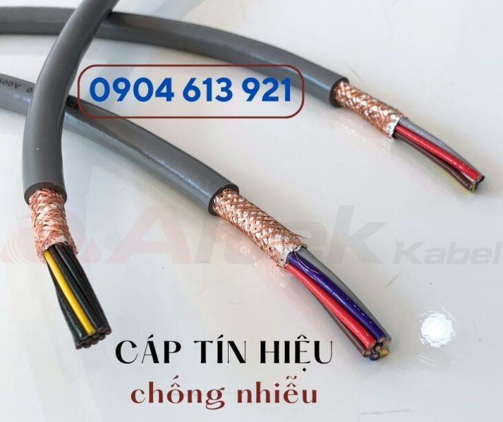 Cáp tín hiệu 12 lõi 0.5/0.75/1.0/1.5mm chống nhiễu / không chống nhiễu