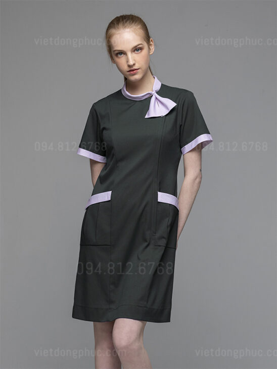 Mẫu đồng phục nhân viên thẩm mỹ viện thời trang, giá rẻ được yêu thích nhất