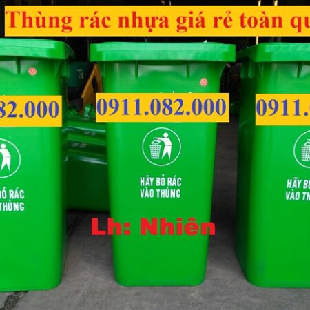 Giá rẻ thùng rác cuối năm, thùng rác 120l 240l 660l giá thấp miền tây-lh 0911082000