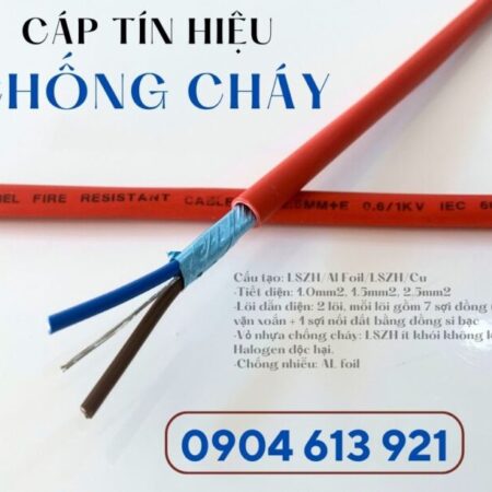 Cáp tín hiêu chống cháy xoắn đôi chống nhiễu 2×1.0mm Altek kabel