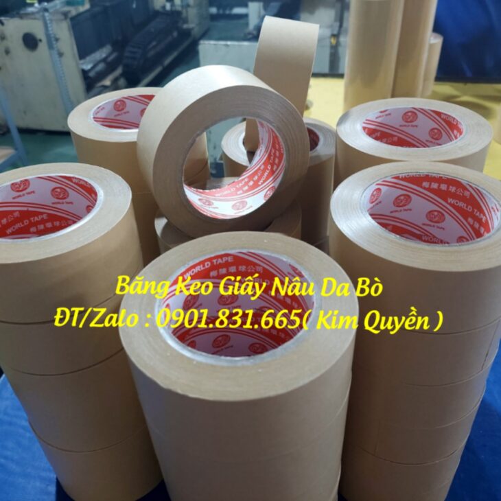 Xưởng sản xuất Băng Keo Giấy Nâu Da Bò – Giá sỉ chất lượng