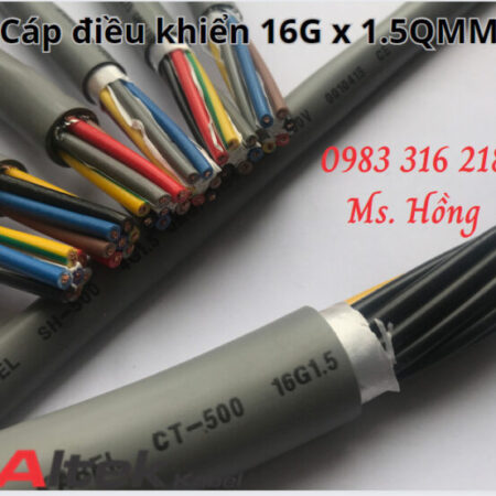 Cáp điều khiển 8 x 0.5, 8 x 1.0, 8 x 1.5,… lõi đồng