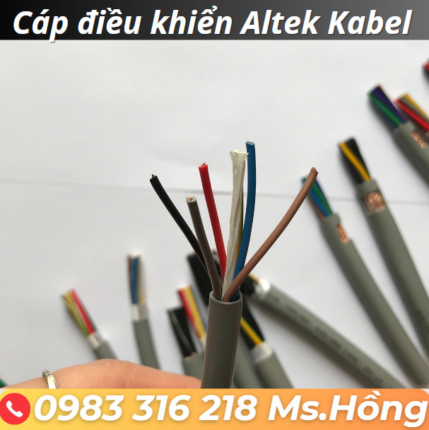 Cáp điều khiển 8 x 0.5, 8 x 1.0, 8 x 1.5,… lõi đồng