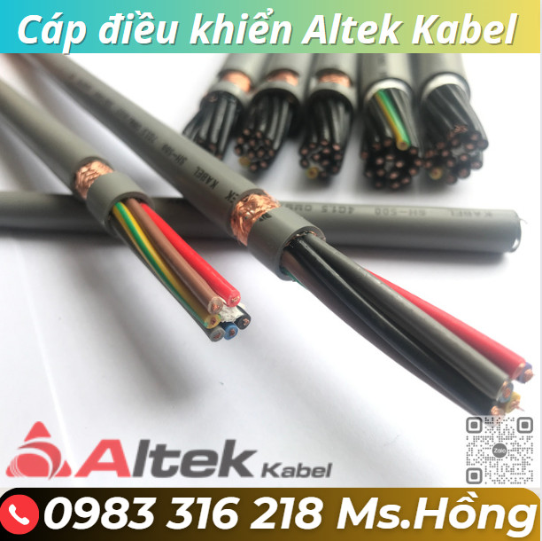 Cáp điều khiển 8 x 0.5, 8 x 1.0, 8 x 1.5,… lõi đồng