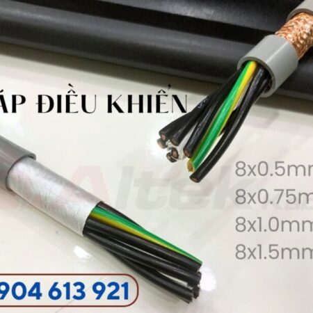 Cáp điện 8 lõi, cáp điều khiển truyền tín hiệu 8 lõi 1.0mm chống nhiễu Altek Kabel