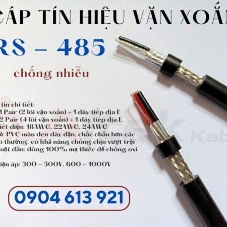 Câp tín hiệu RS485 vặn xoắn chống nhiễu 1 PAIR 22AWG